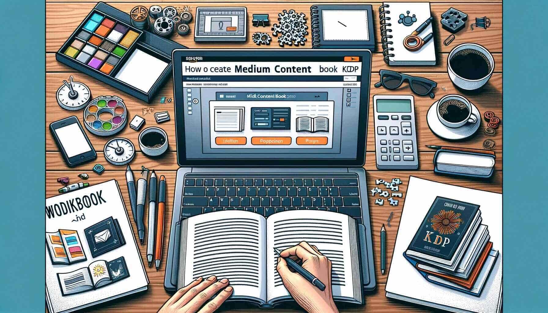 How to Create Medium Content Books on Amazon KDP: Guide