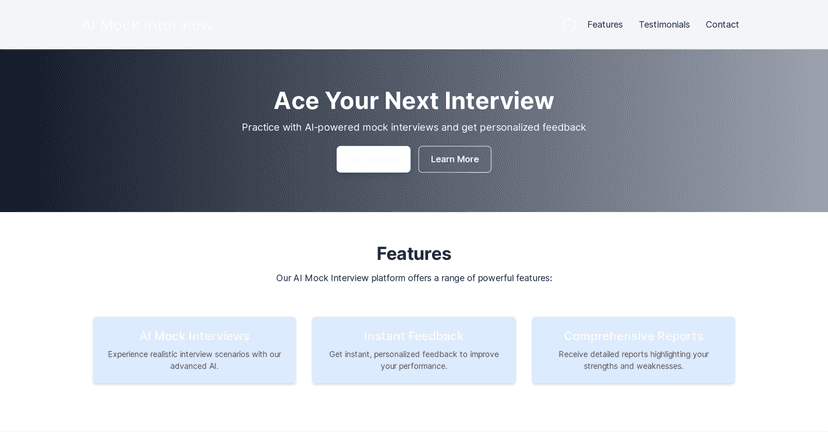 AI Mock Interview