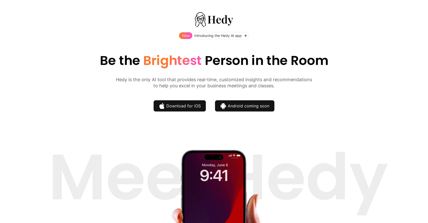 Hedy AI Review – Your Perfect Meeting Companion