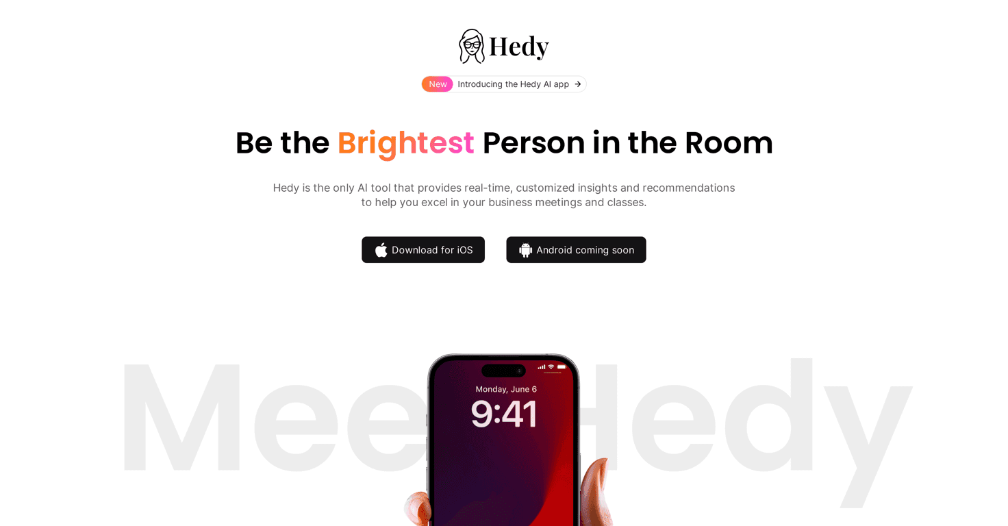 Hedy AI Review – Your Perfect Meeting Companion