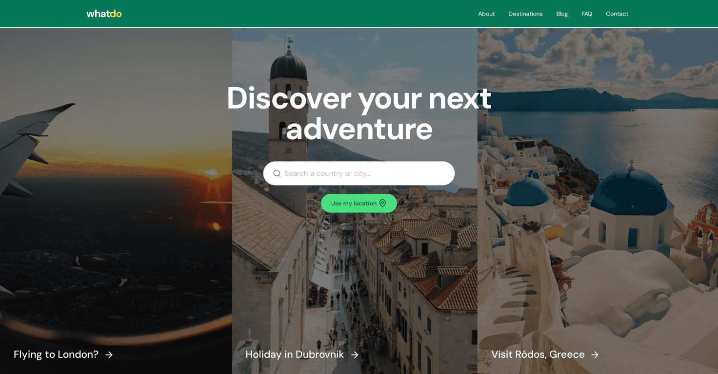WhatDo review – Your Travel Planning Made Simple