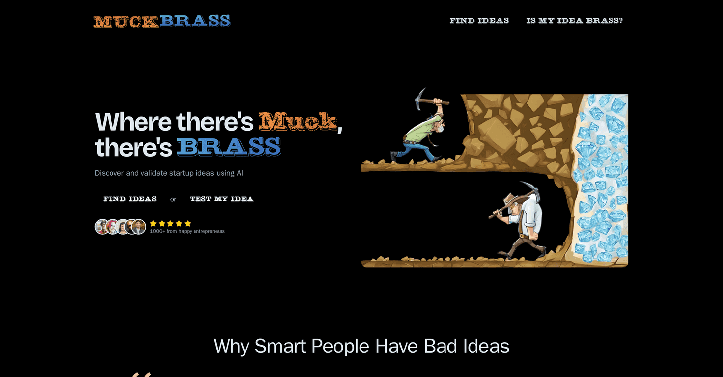 MuckBrass Review – Discover Startup Ideas with Confidence