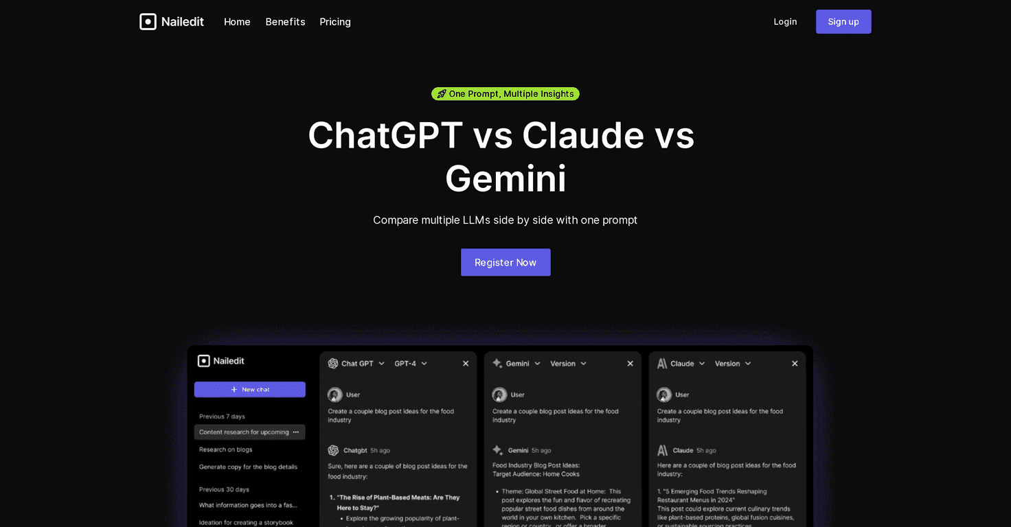 Nailedit Review – Compare AI Models Easily
