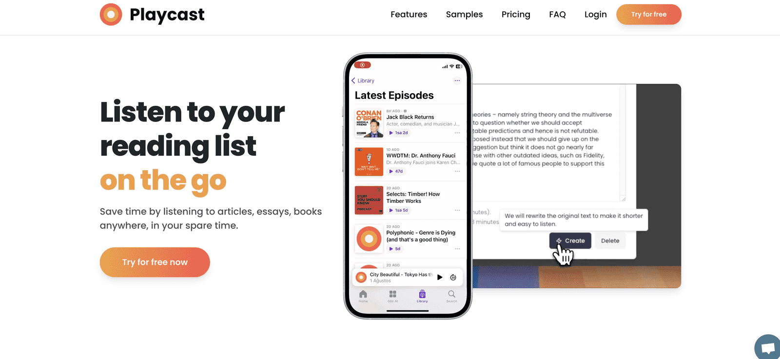 Playcast Review – Transform Your Reading List into Audio
