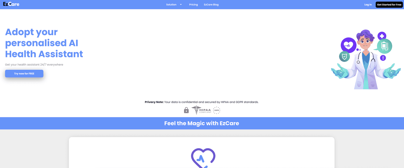 EzCare Review – Personalized AI Health Management