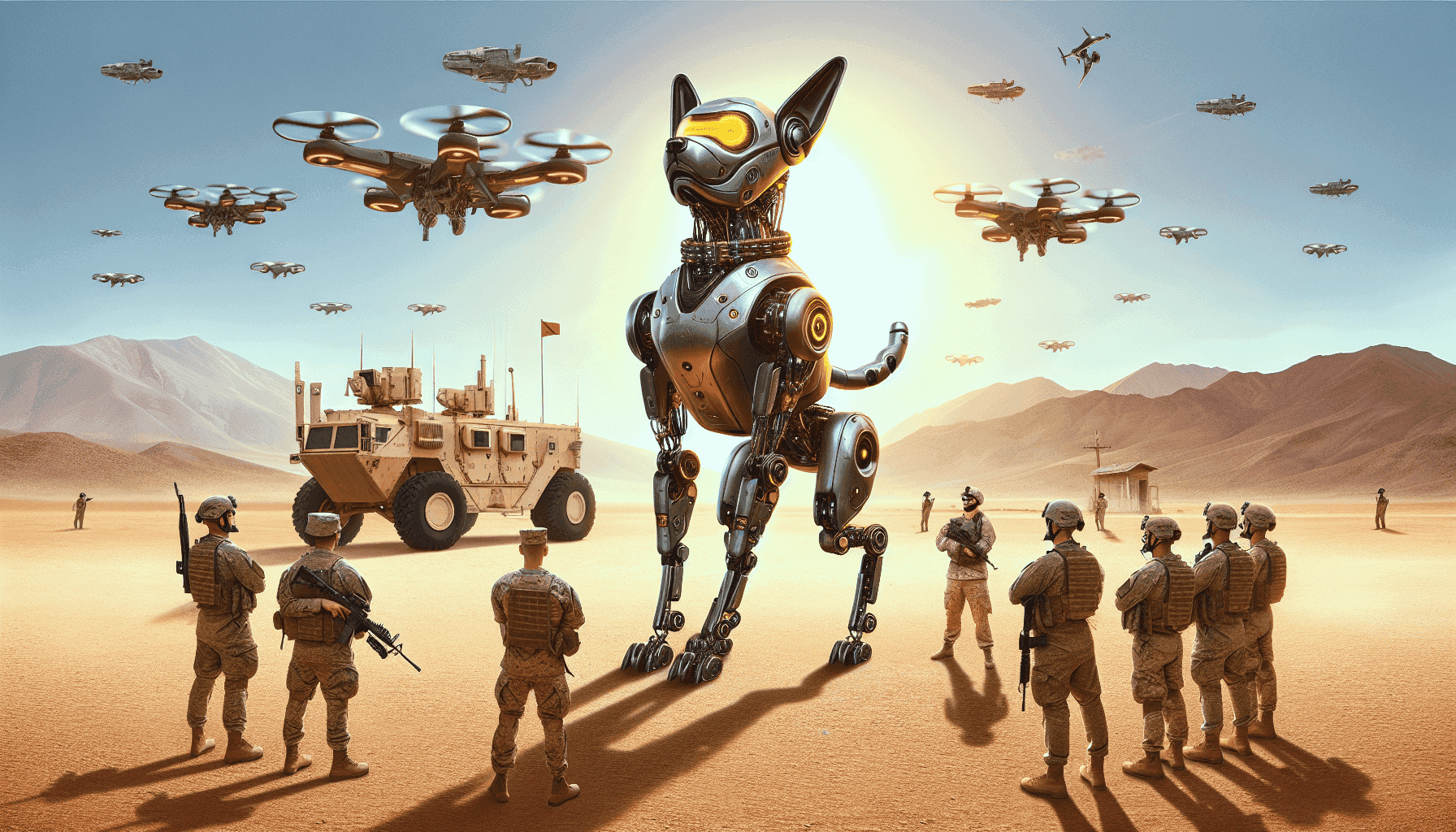 U.S. Army Tests Armed Robot Dog in Middle East Operations