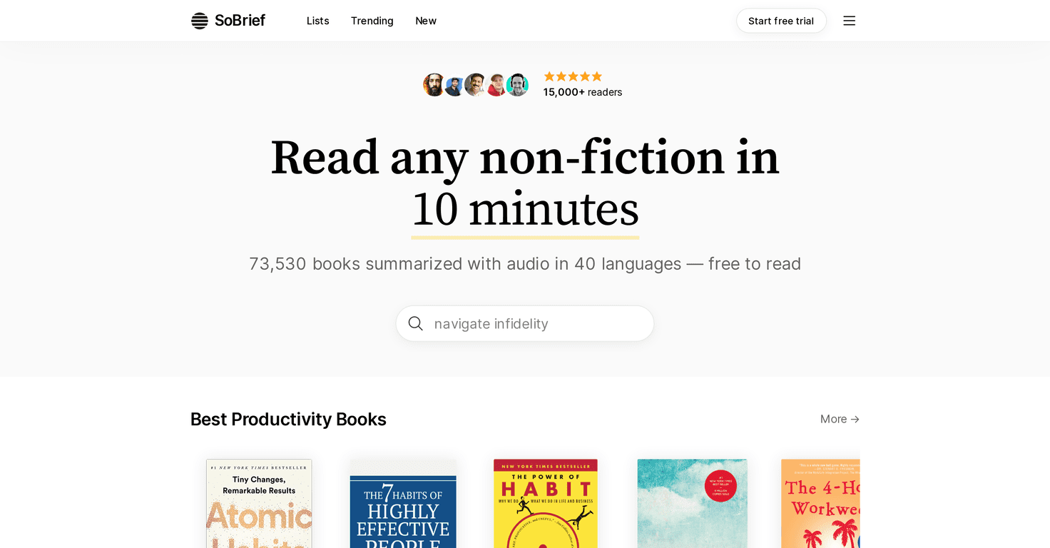 SoBrief Review – Unlock Knowledge in Minutes