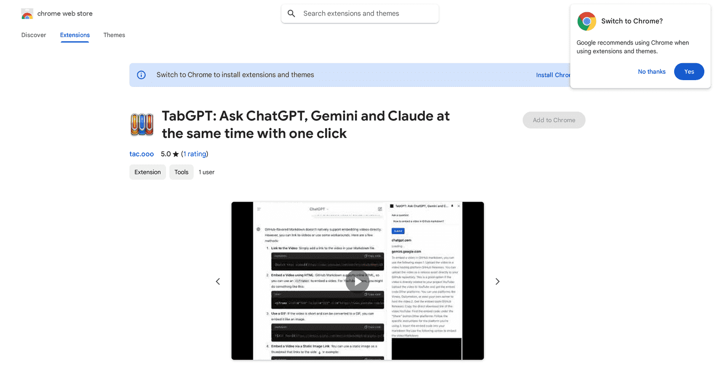 TabGPT Review – Your Go-To AI Interaction Tool