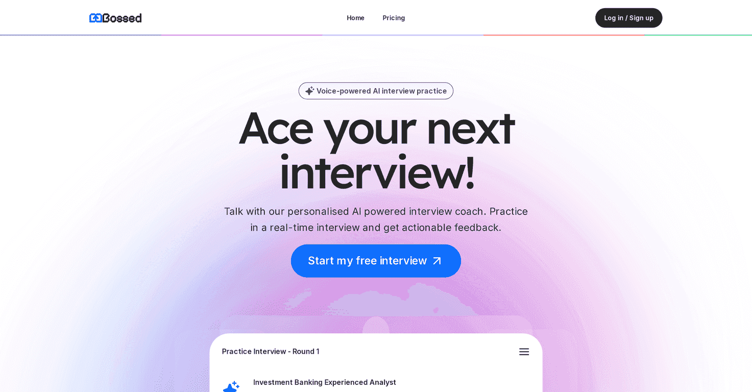 Bossed Review – Your AI Interview Companion