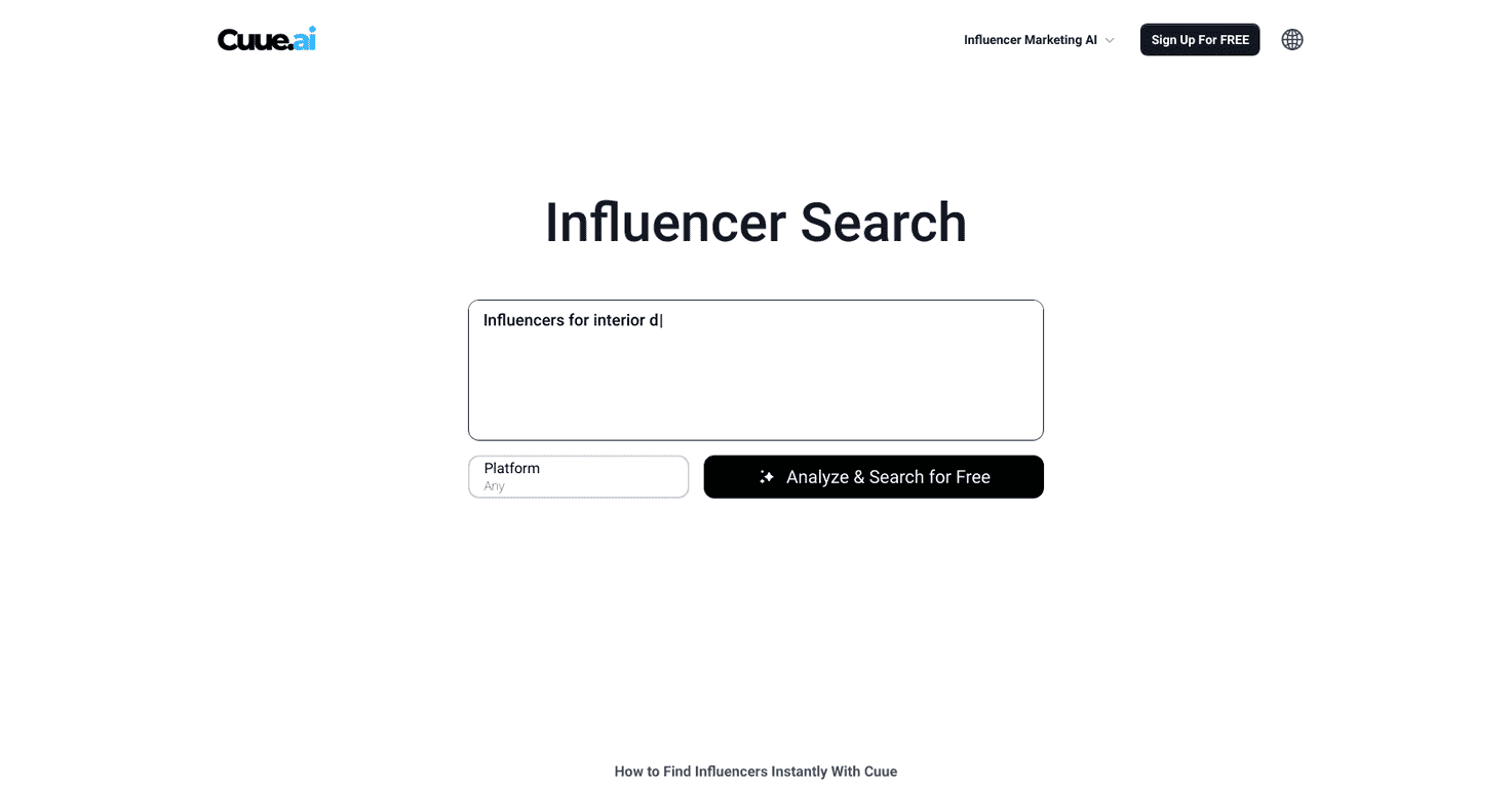 Cuue AI Review – Your Go-To Influencer Search Tool