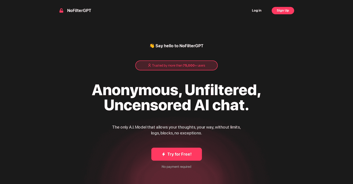 NoFilterGPT Review – Unleash Your Thoughts Freely