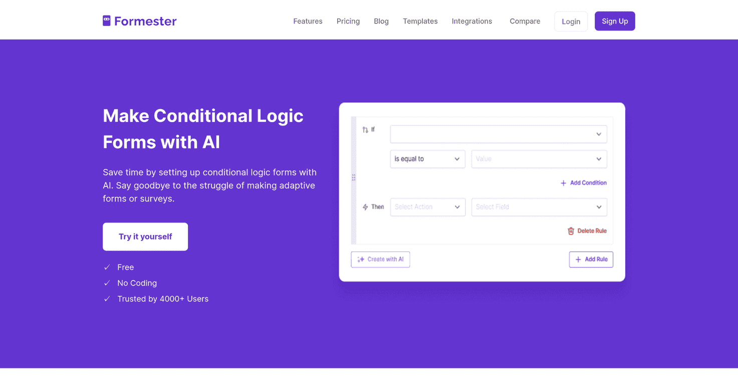 Formester Review – Create Forms with Ease and AI