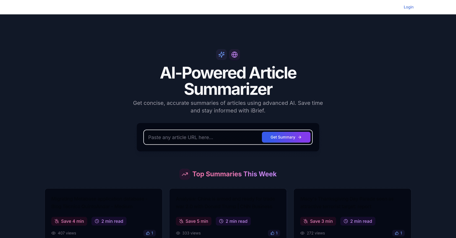 iBriefPage Review – Save Time with AI Summaries