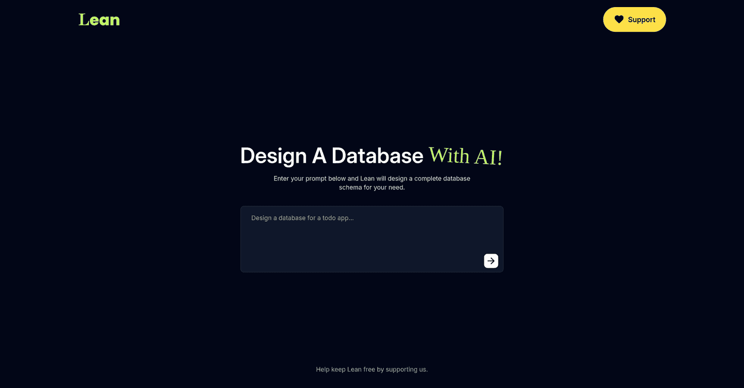Lean Review – Create Database Schemas with Ease