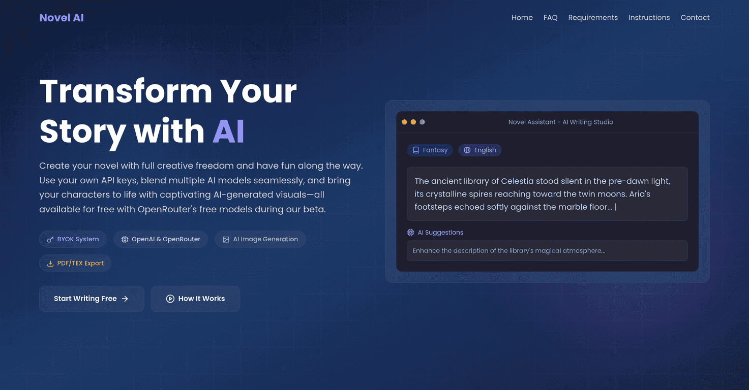 NovelVisionAI Review – Your Creative Writing Ally