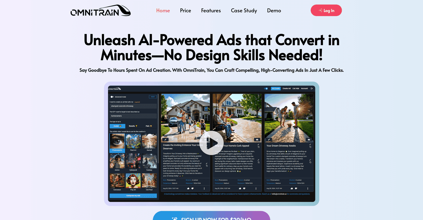 Omnitrain Review – Transform Your Ad Creation Process