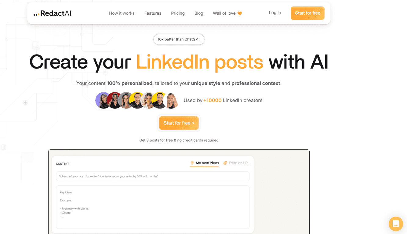 RedactAI Review – Elevate Your LinkedIn Game Effortlessly