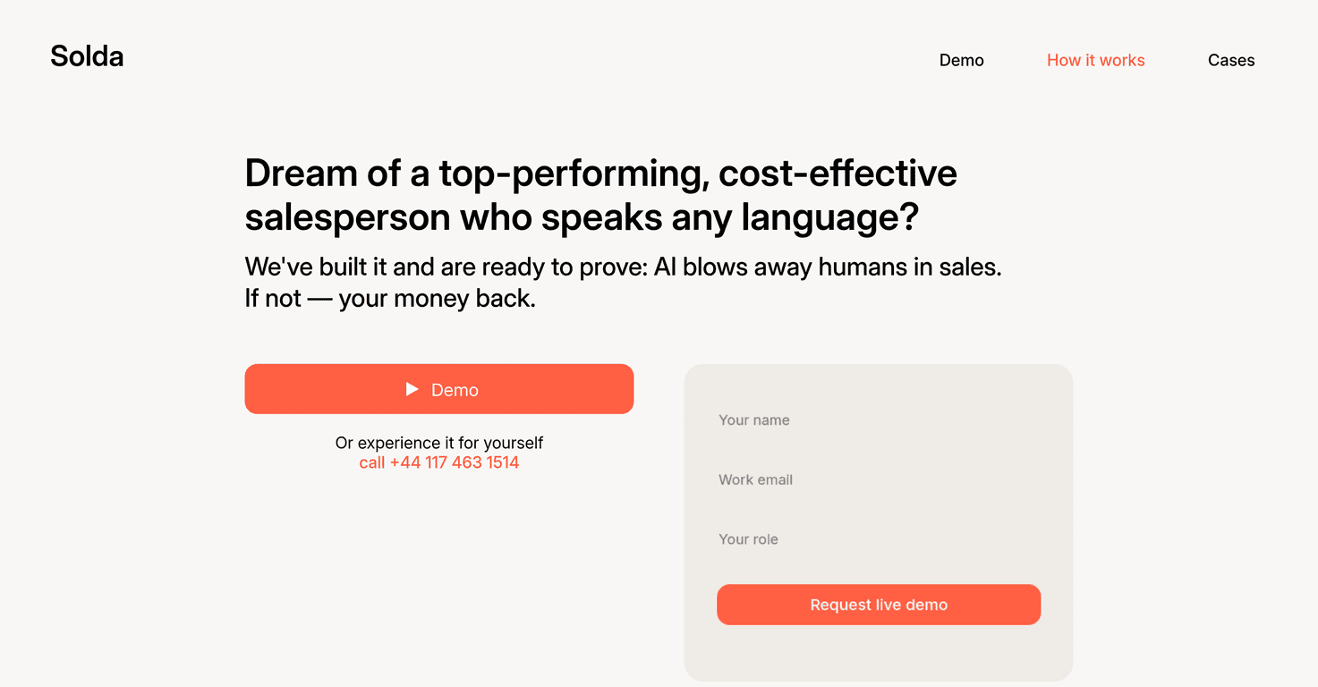 Solda AI Review – Revolutionizing B2C Sales with AI
