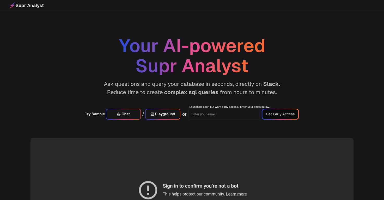 Supr Analyst Review – Unlocking Data Insights in Slack