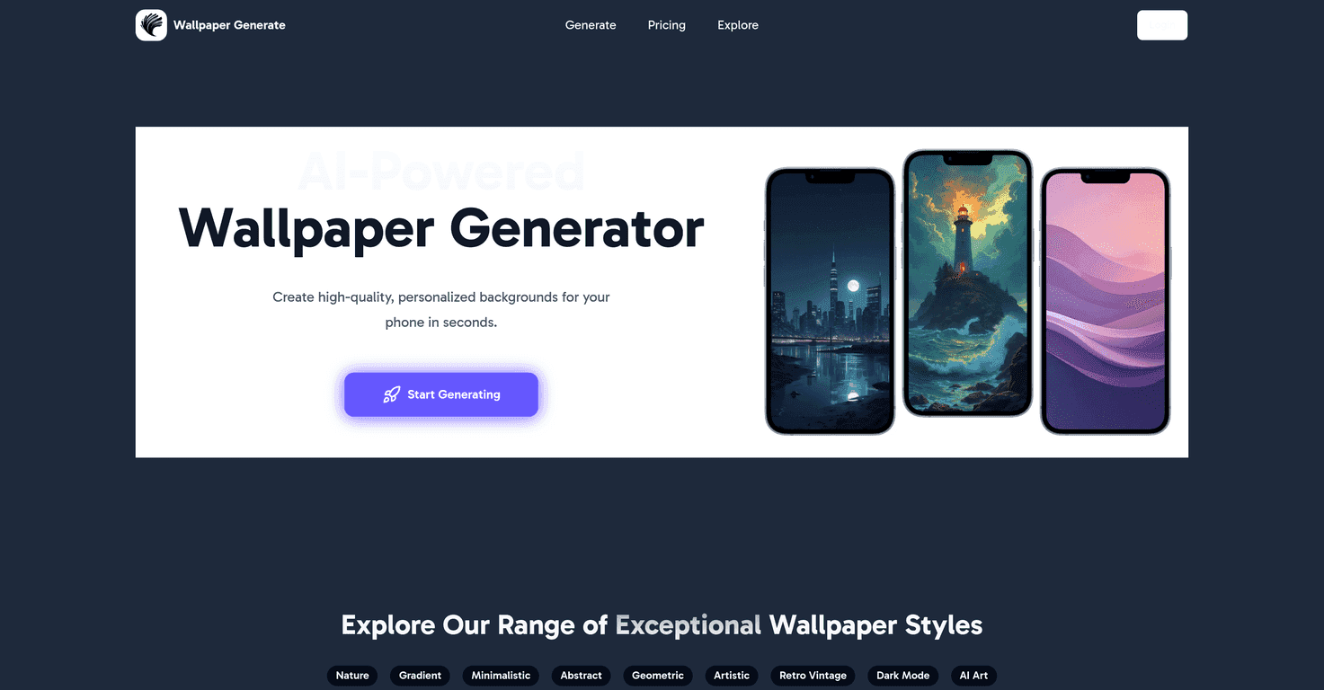 Wallpaper Generate Review – Create Stunning Wallpapers Easily