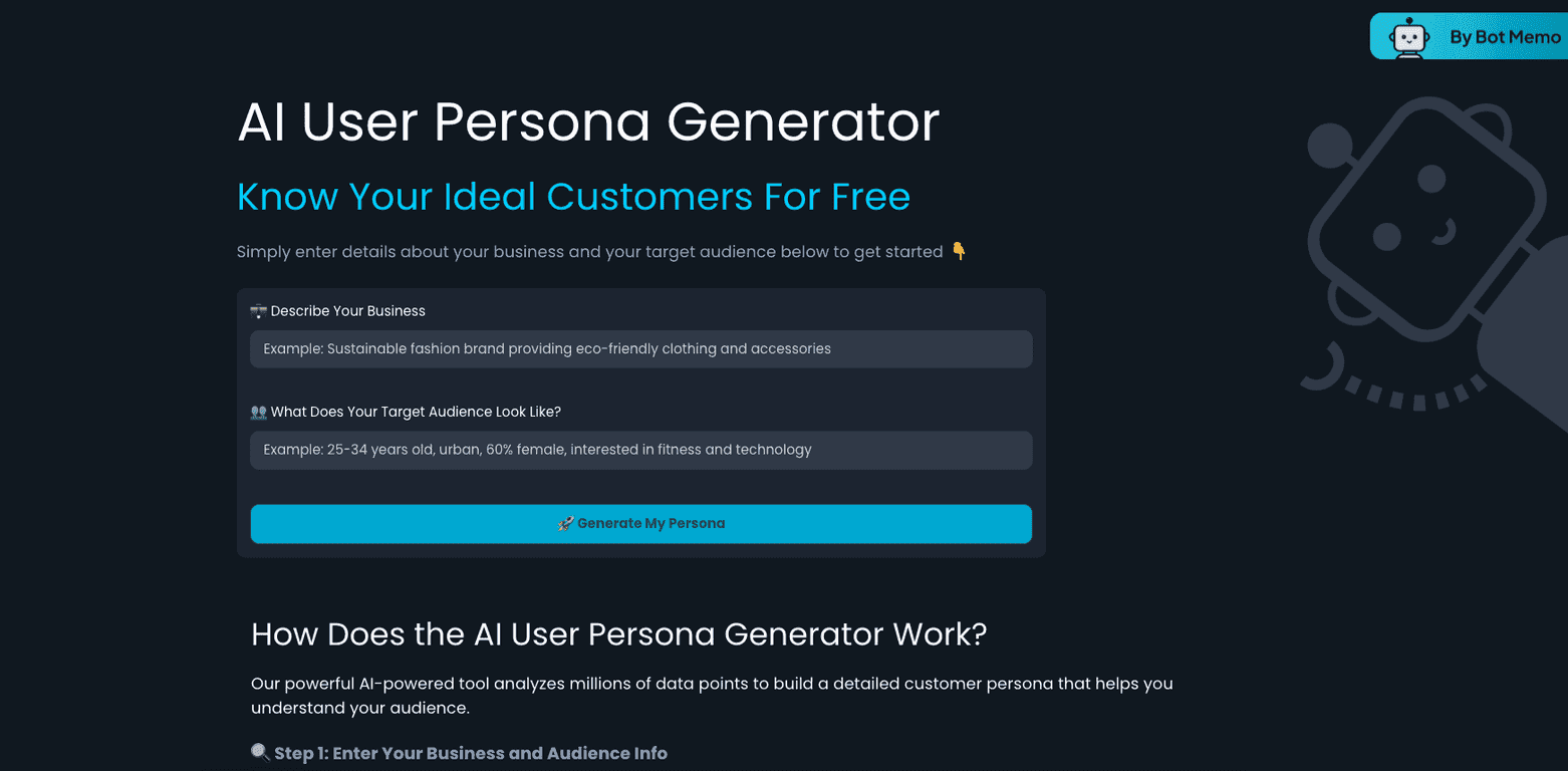 Ai User Persona Generator