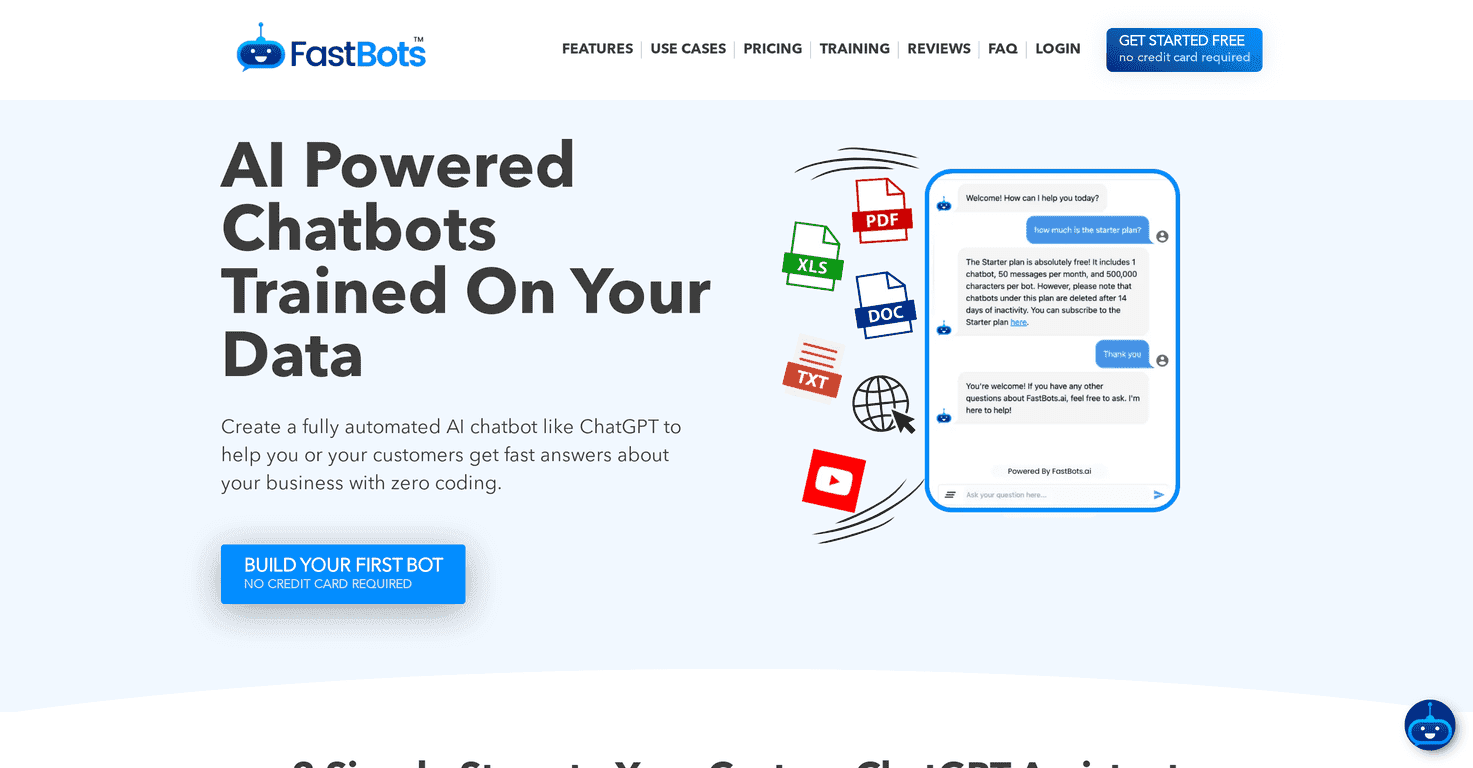 FastBots Review – Your 24/7 AI Chatbot Solution