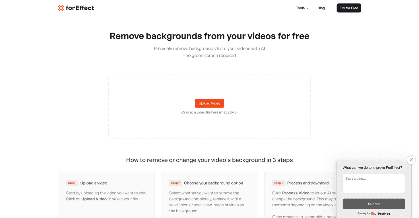 ForEffect Review – Effortlessly Transform Your Video Backgrounds