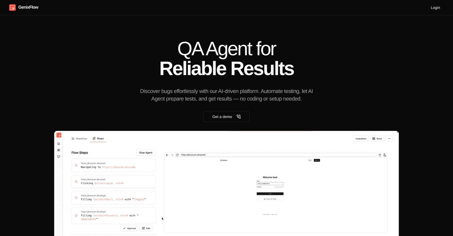 GenixFlow Review – Effortless Automated Testing Simplified