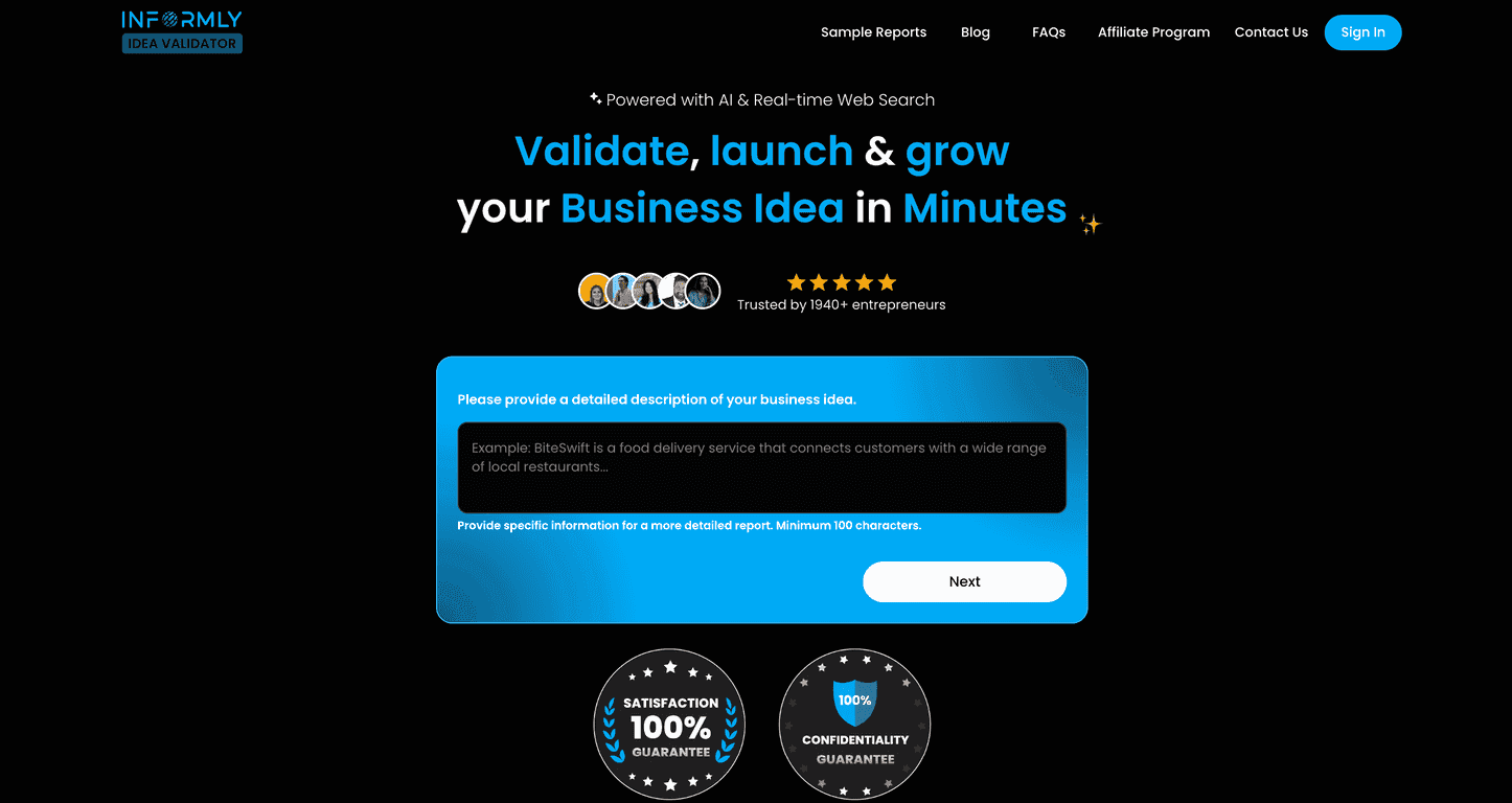 Informly Idea Validator
