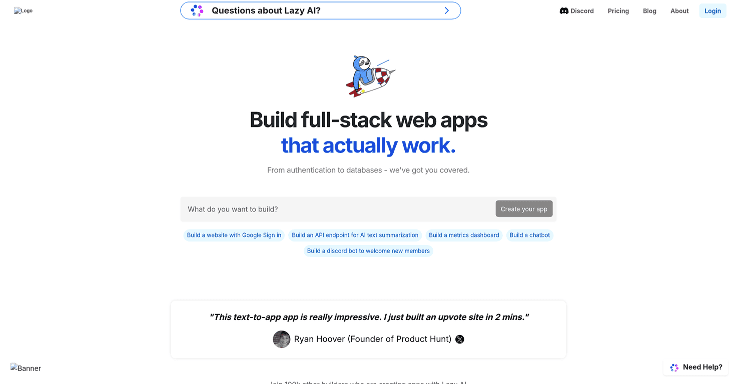 Lazy AI Review – Simplifying Web App Development