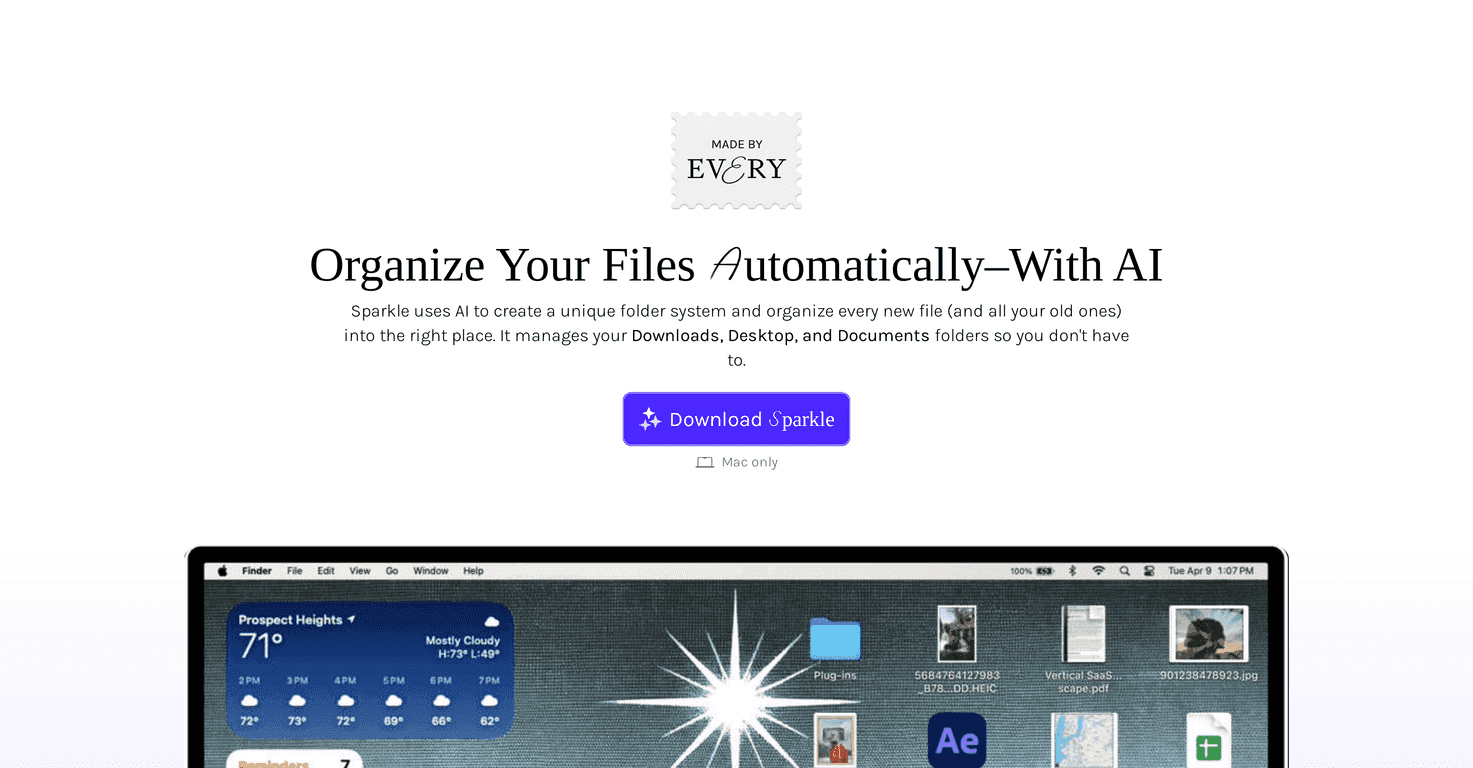 Sparkle Review – Your AI-Powered File Organizer