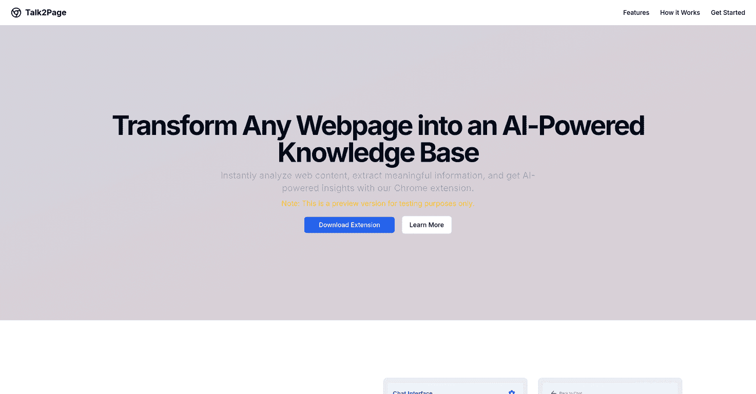 Talk2Page Review – Turn Webpages into Interactive Insights