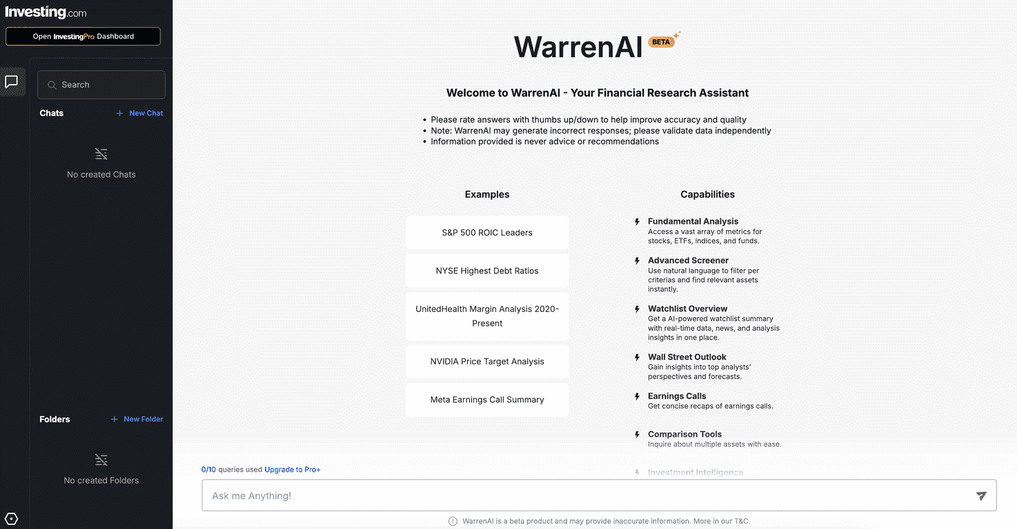 WarrenAI Review – A Smart Tool for Investment Questions