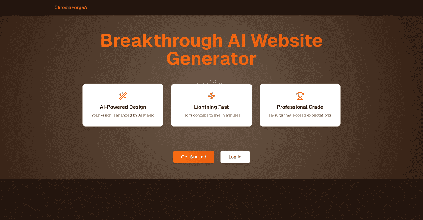 ChromaForgeAI Review – Create Websites in Minutes