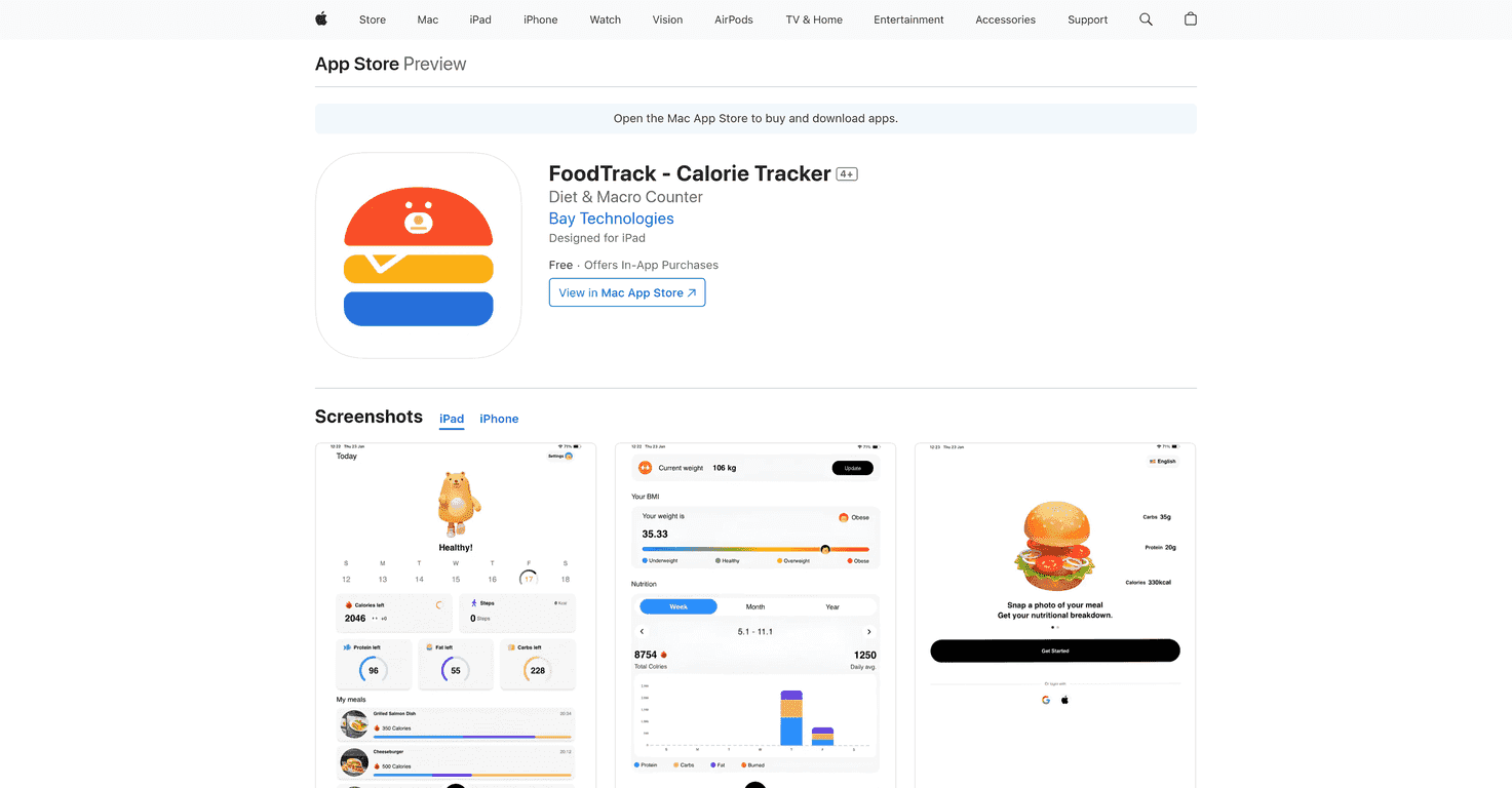 FoodTrack Review – Your Ultimate Calorie Tracking Partner