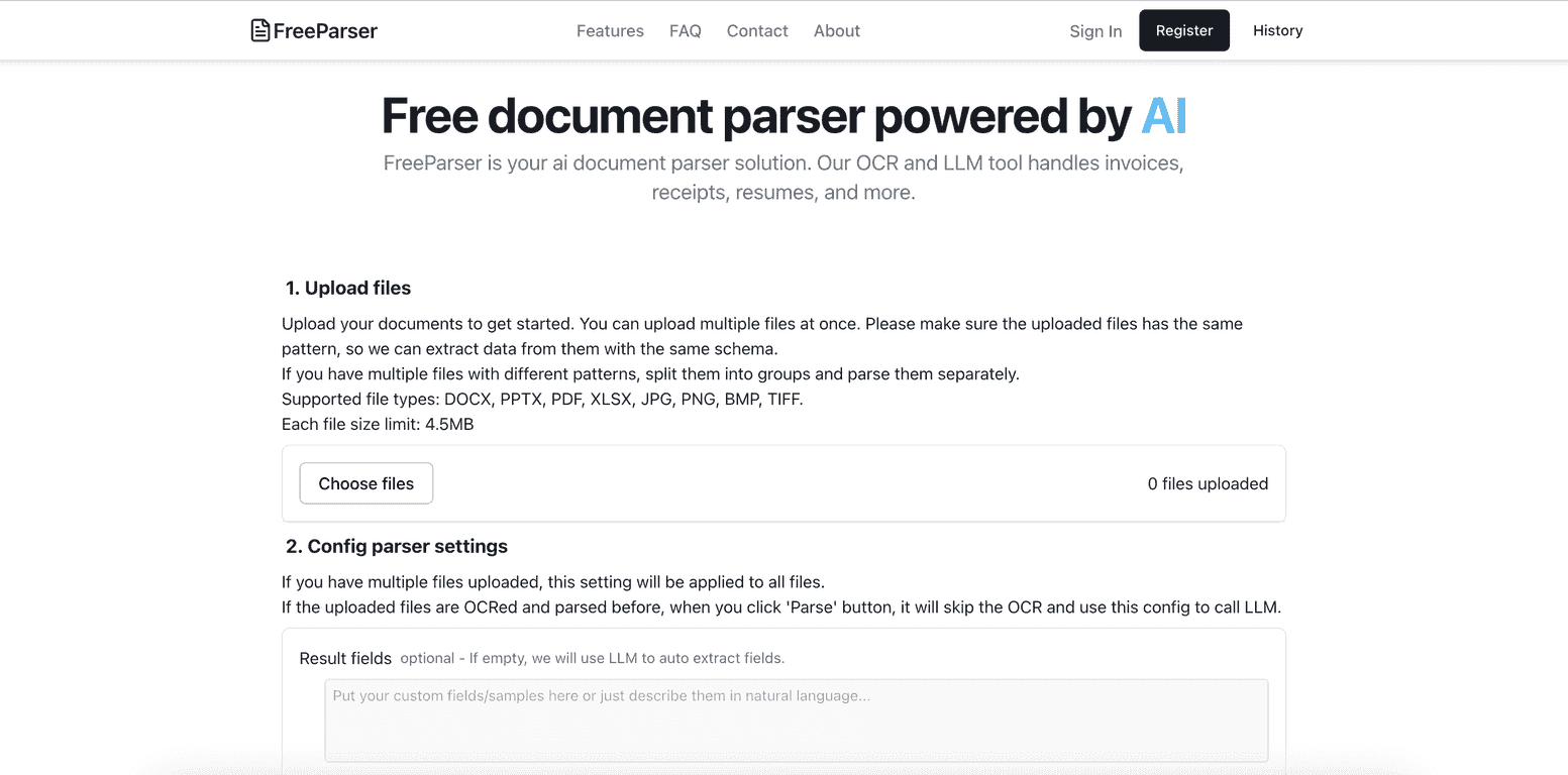 FreeParser Review – Extract Data Effortlessly
