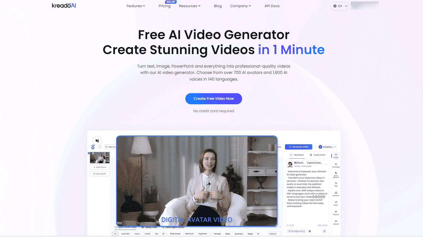 KreadoAI Review – Make Professional Videos in Minutes