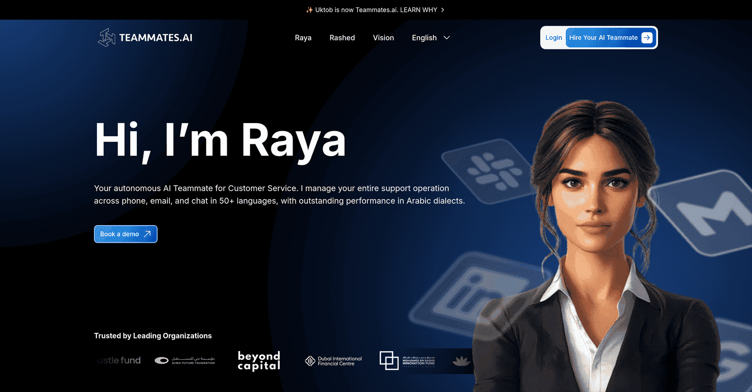 Raya by Teammates.AI Review – Revolutionary AI Solutions for Businesses
