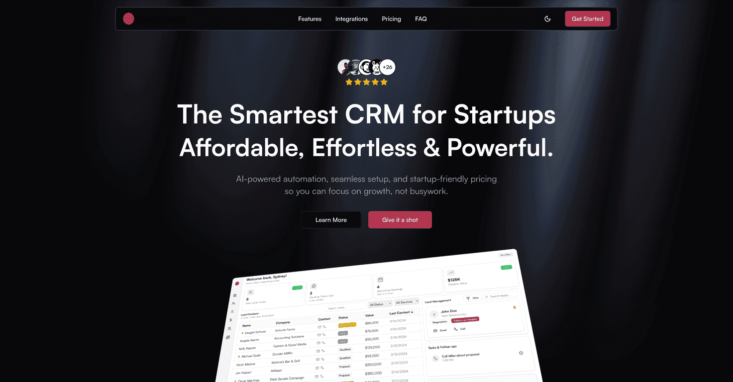 Leadchee Review – The AI CRM for Startups