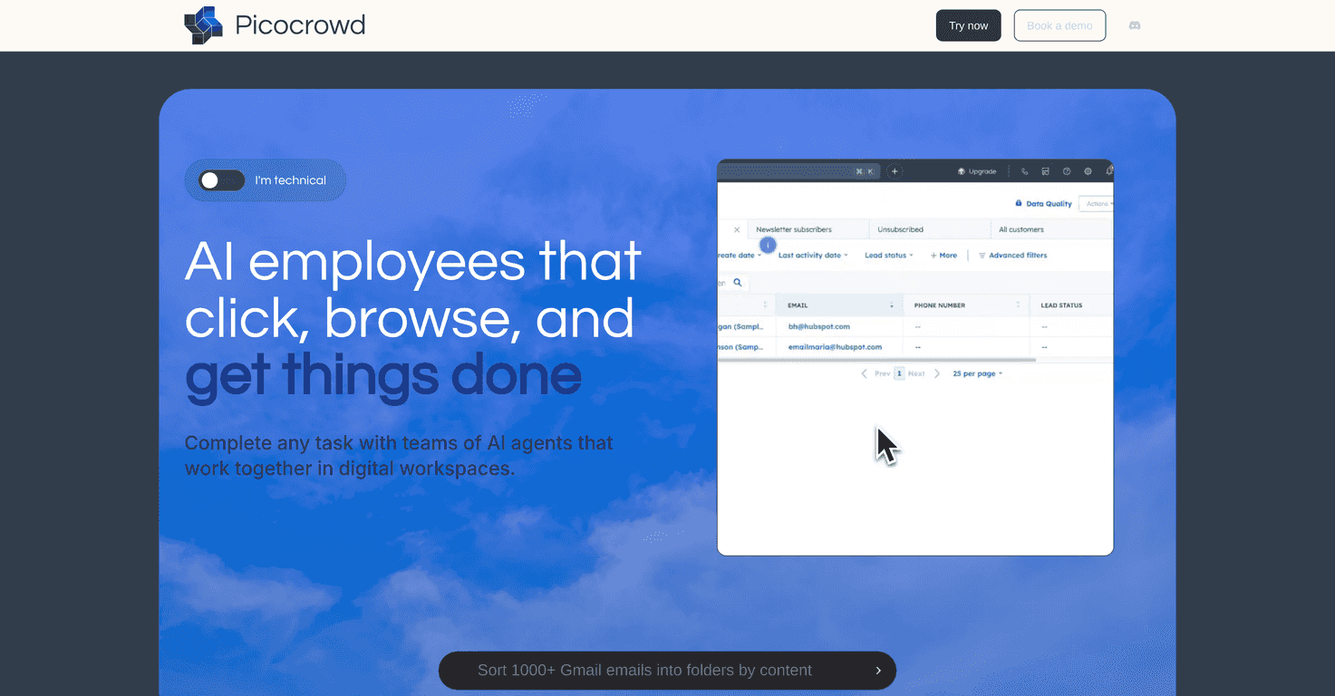 PicoCrowd Review – Effortless AI Automation at Your Fingertips