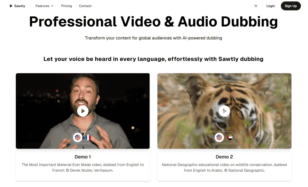 Sawtly Review – The Future of Video and Audio Dubbing