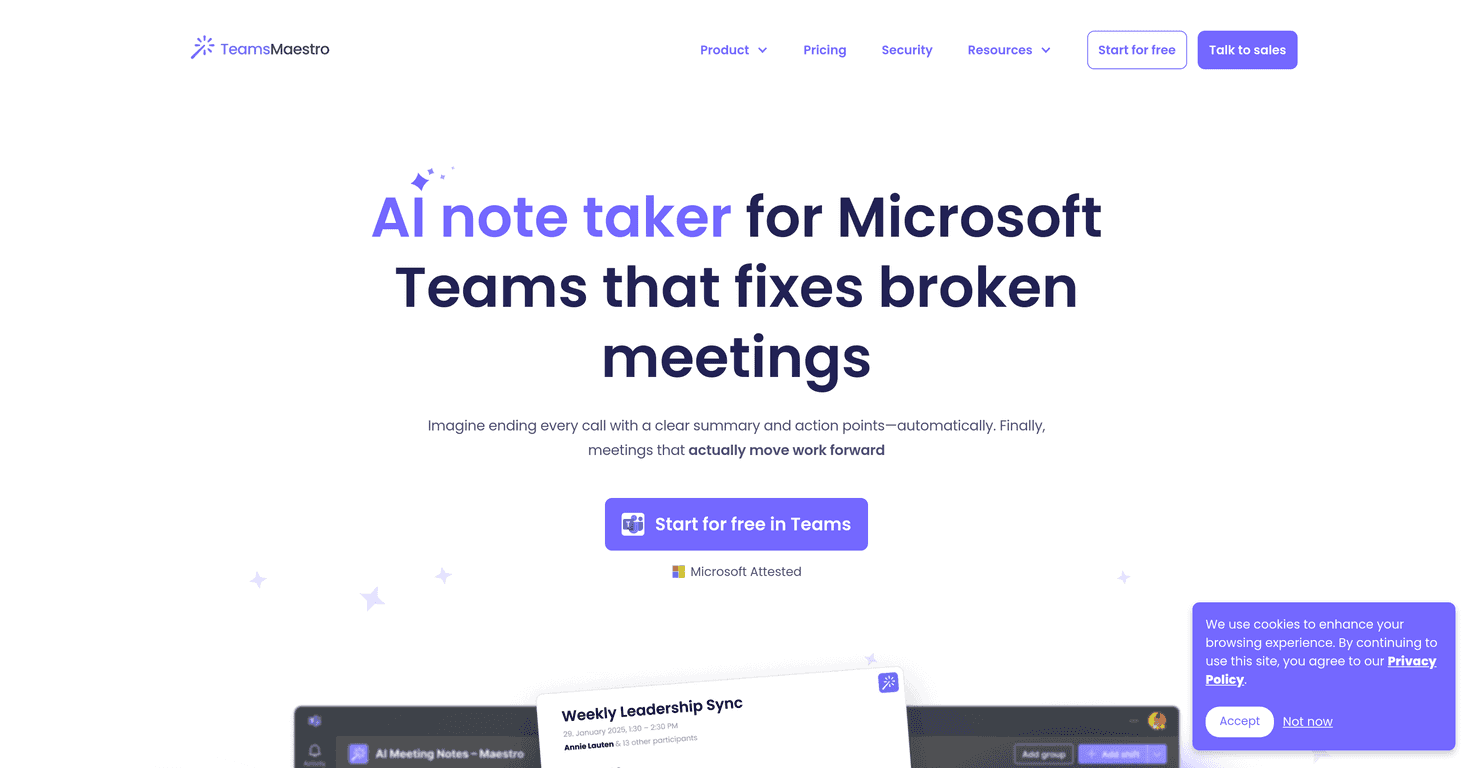 TeamsMaestro Review – Effortless Meeting Summaries Made Easy
