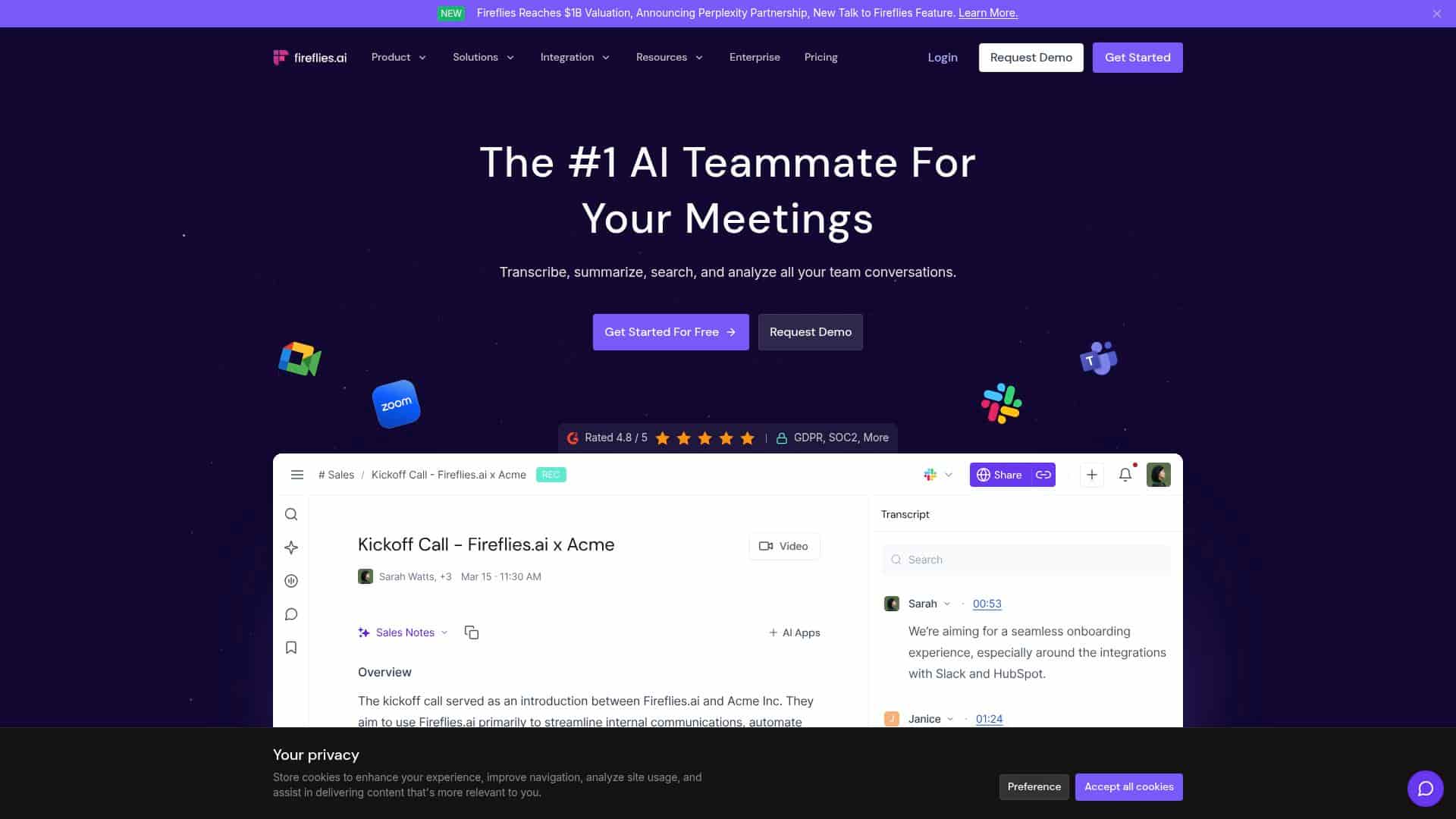 Fireflies Review – The Ultimate Meeting Helper