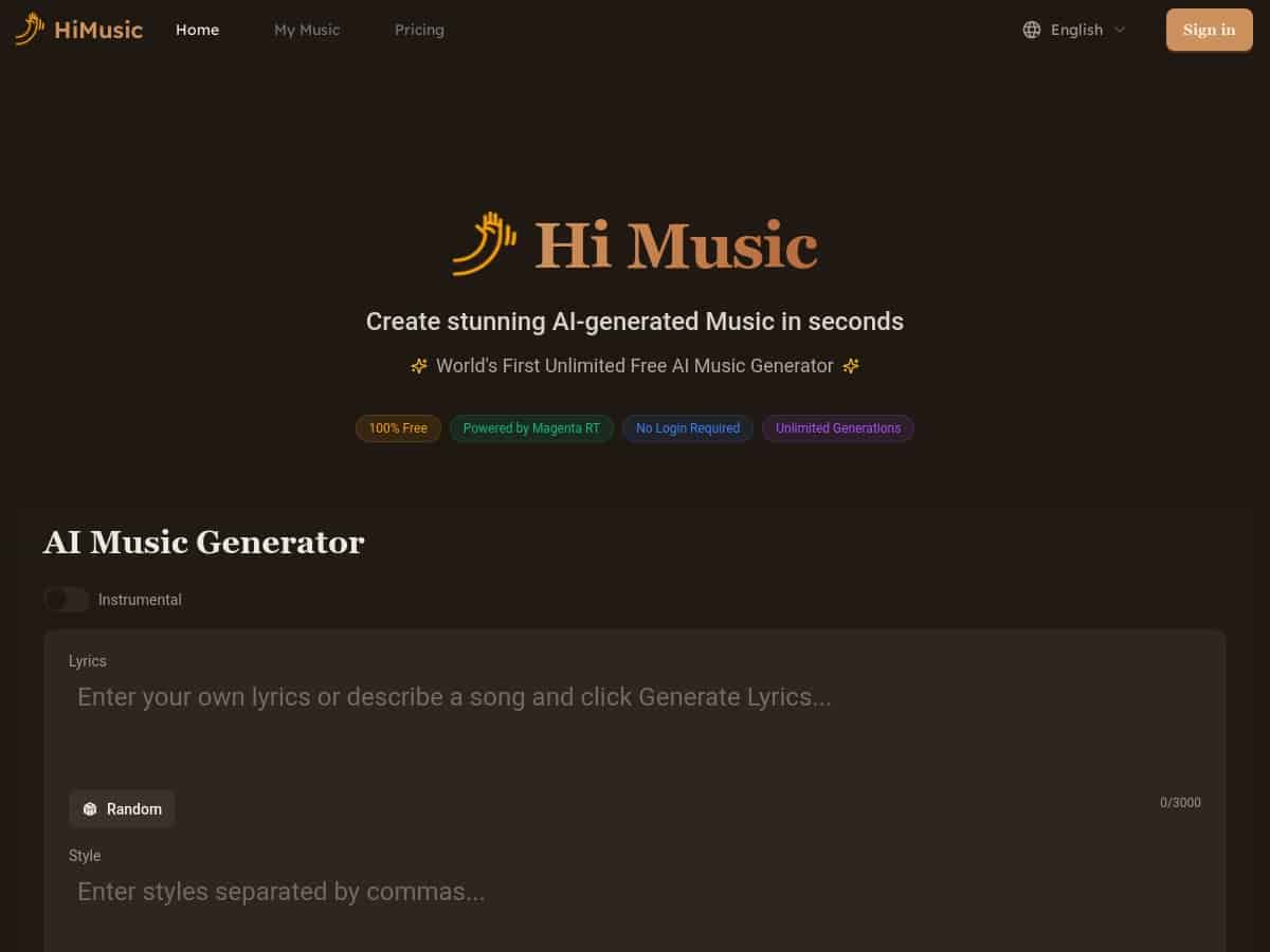 Hi Music Review – Create Free AI Music Effortlessly