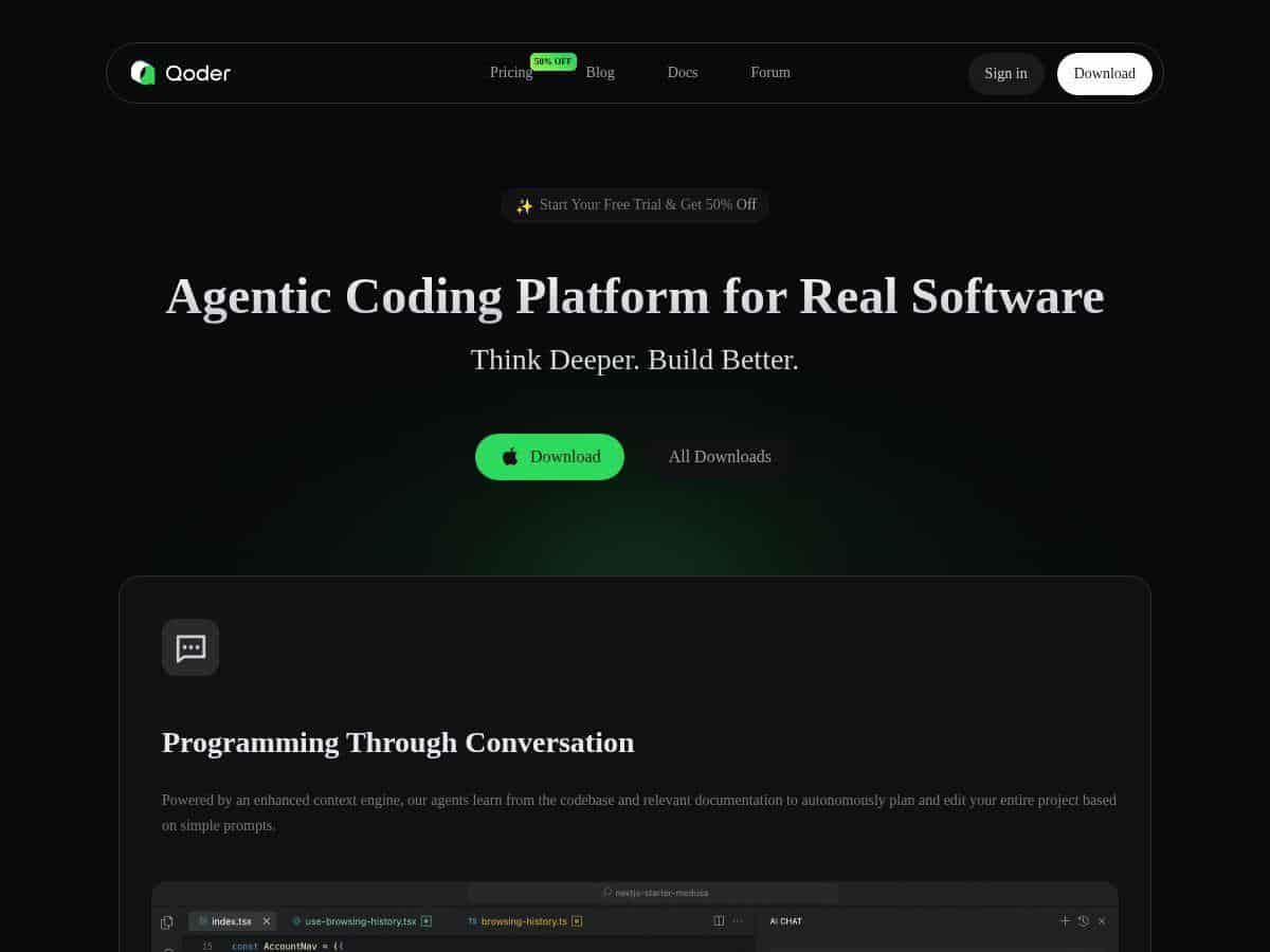 Qoder Review – An Innovative AI Coding Platform