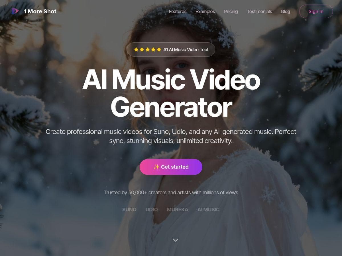 1MoreShot Review – Quick & Creative AI Music Video Tool