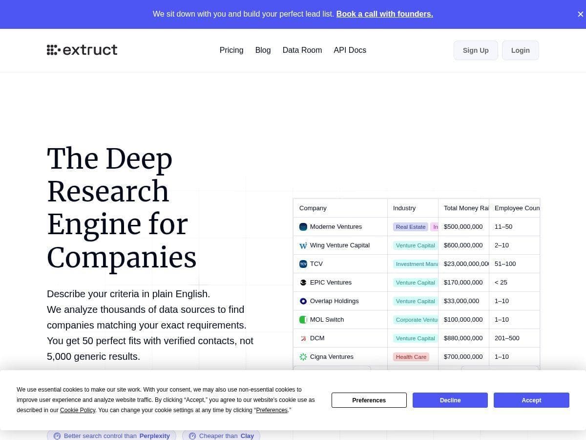 Extruct Review – A Deep Dive into Company Intelligence Tool