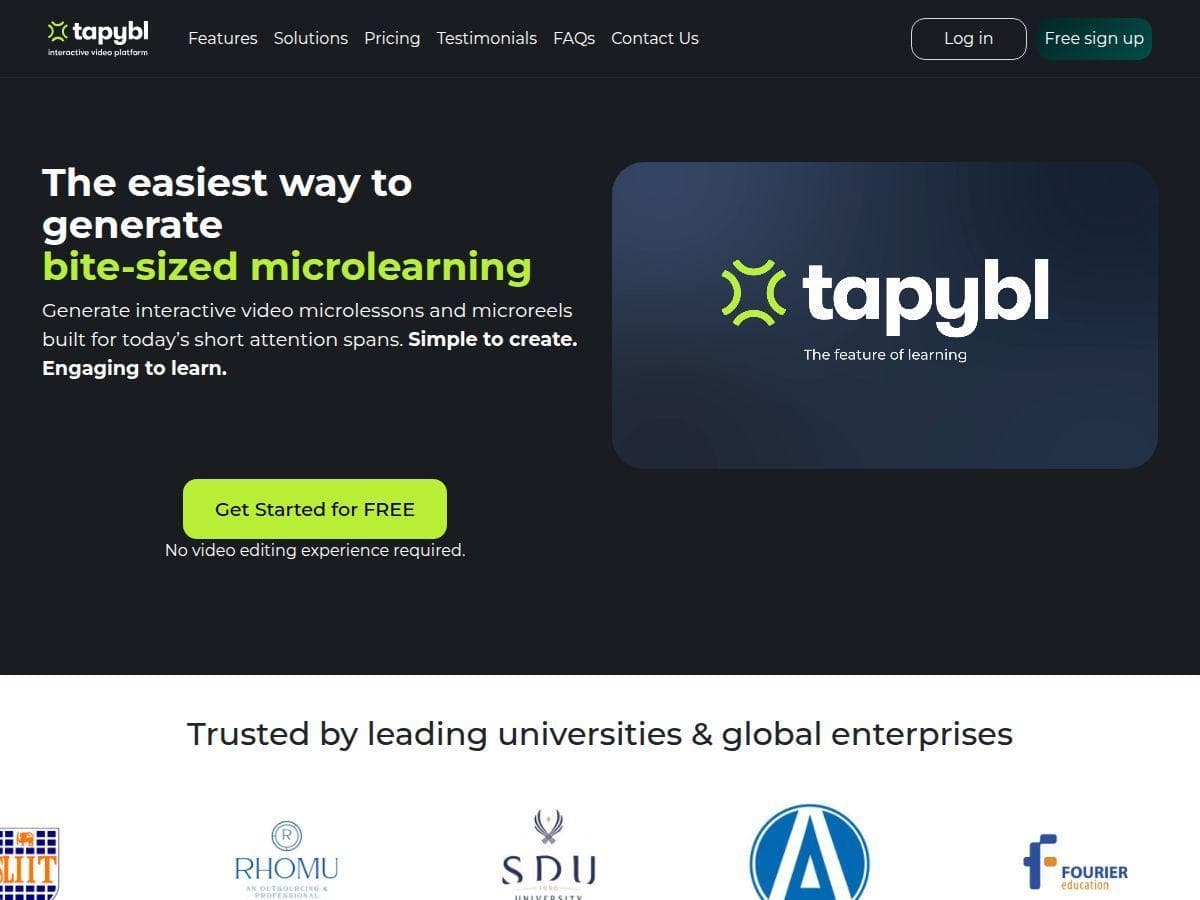 Tapybl Review – Quick, Easy Microlearning Creation