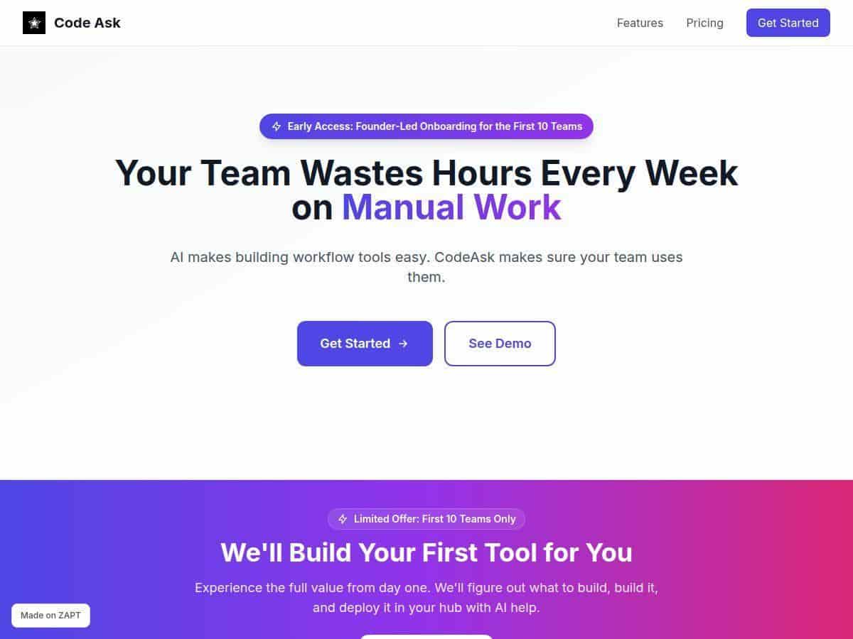 CodeAsk Review – Your Guide to Streamlined Workflow Automation