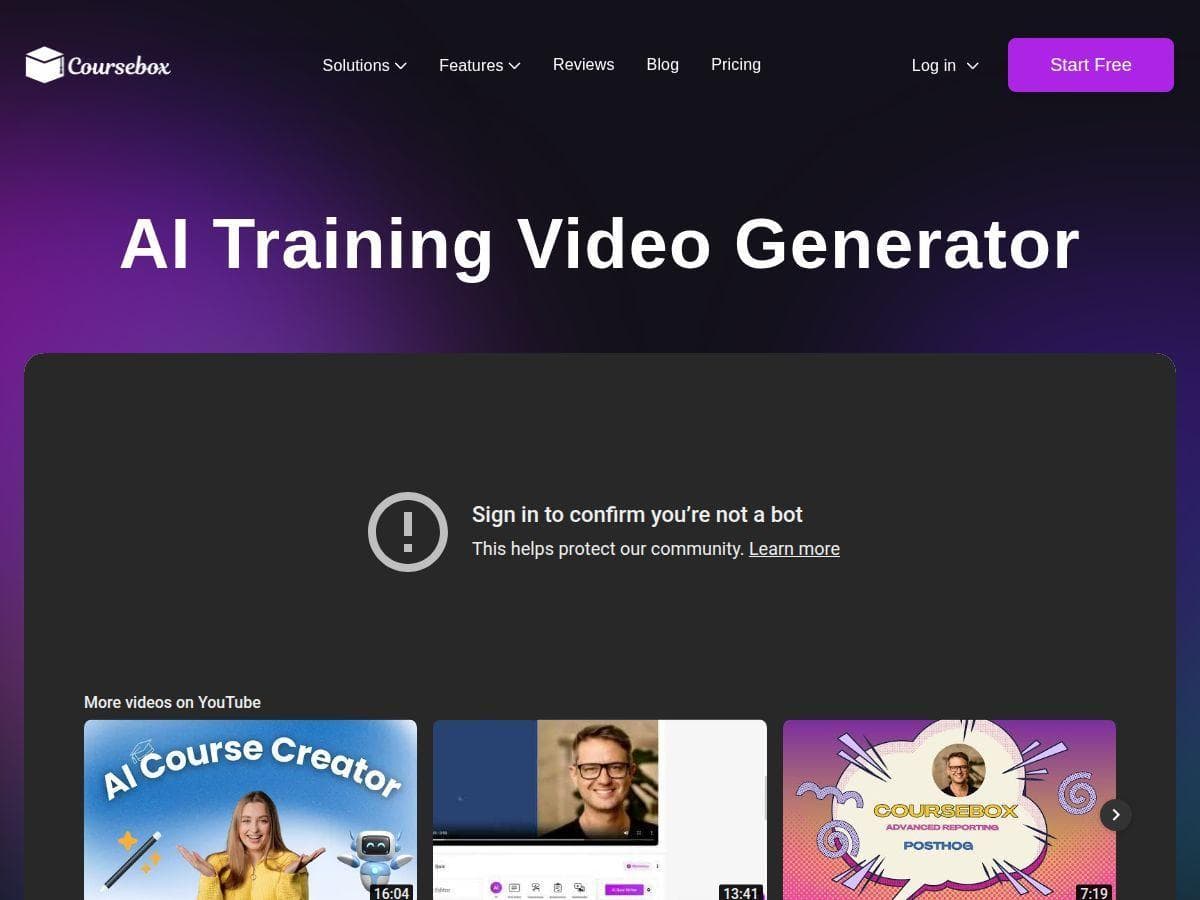 Coursebox AI Review – Simplify Video Training Creation